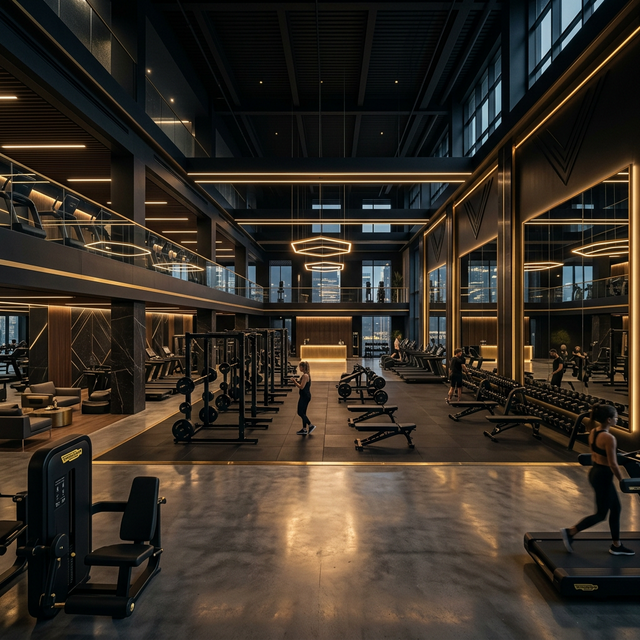 Luxury Gym Interior